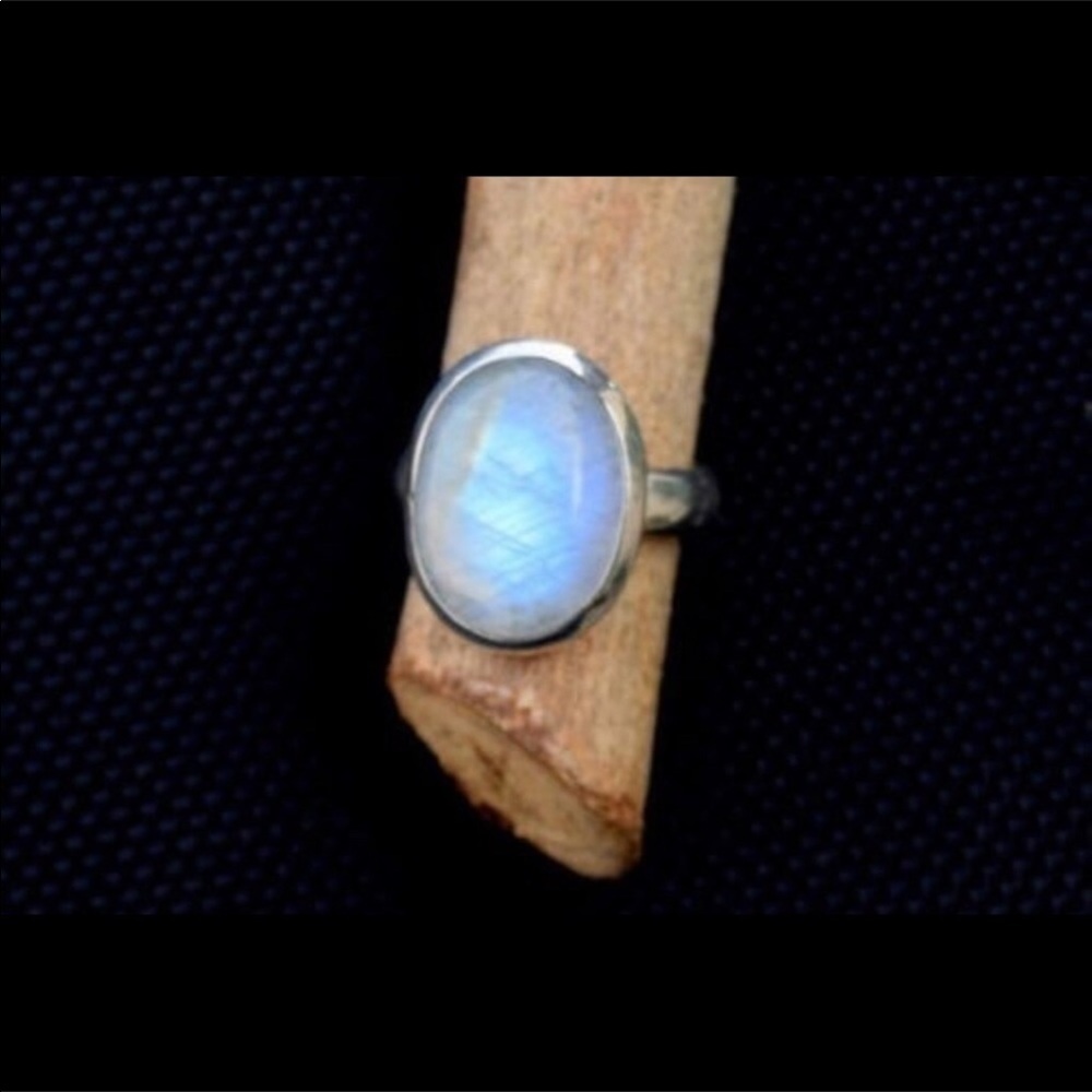 Simulated Moonstone Ring - Picture 3 of 3